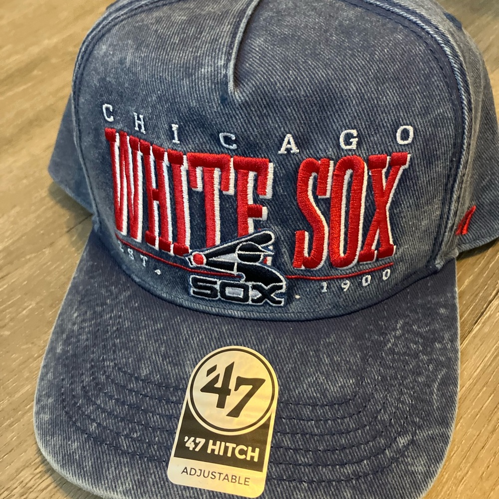 ‘47 Hitch Adjustable OSFA denim Blue Baseball- Chicago White Sox NEW